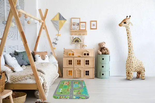 Dětský koberec Město se silnicemi