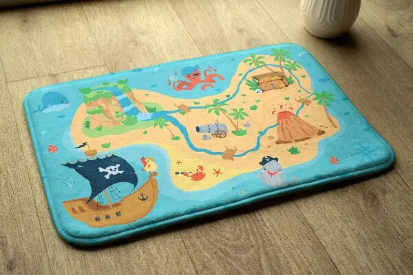 Dětský koberec Mapa pokladů