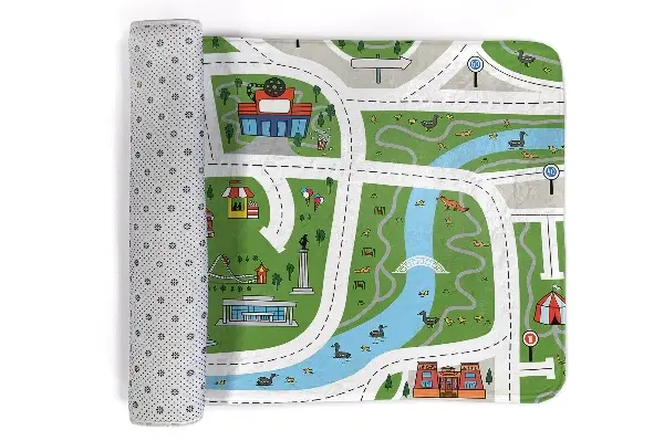 Dětský koberec Mapa města