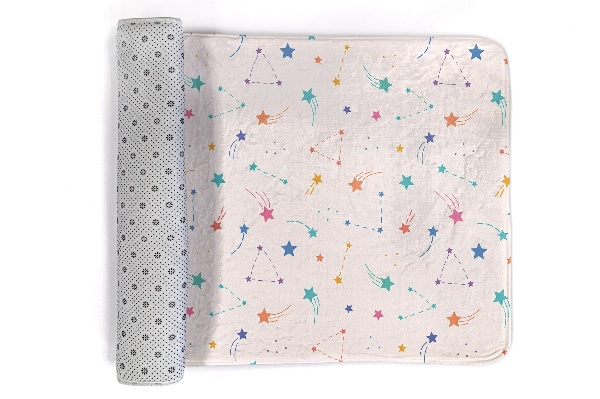 Dětský koberec Barevné vzory hvězd