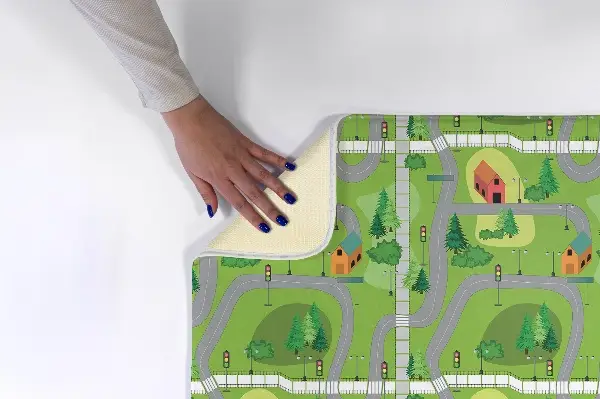 Dětský koberec Mapa města Ulice