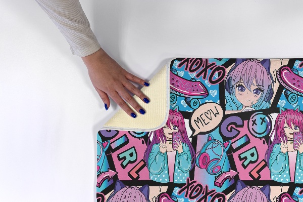 Dětský koberec Anime dívka