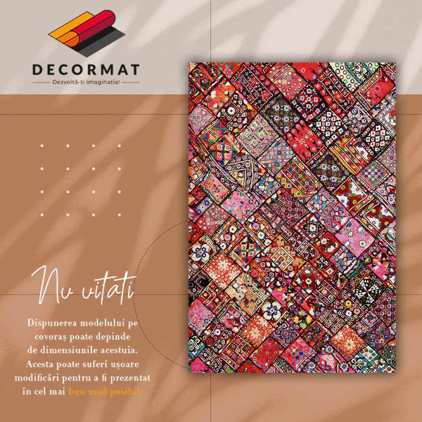 Vinylový koberec pro domácnost Patchwork mozaika