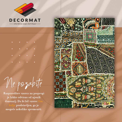 Vinylový koberec Turkish patchwork styl