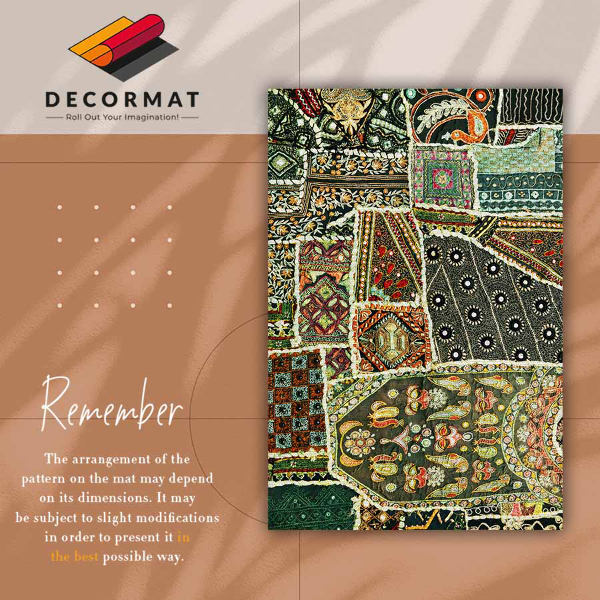 Vinylový koberec Turkish patchwork styl