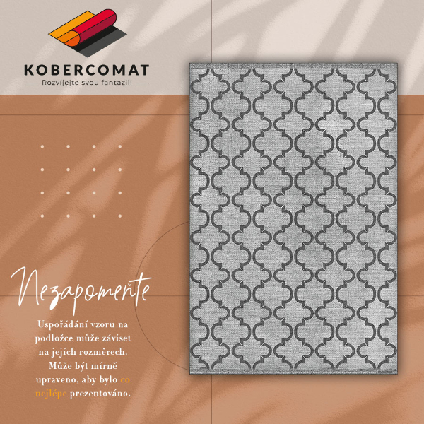 Vinylový koberec Orientální geometrický vzor