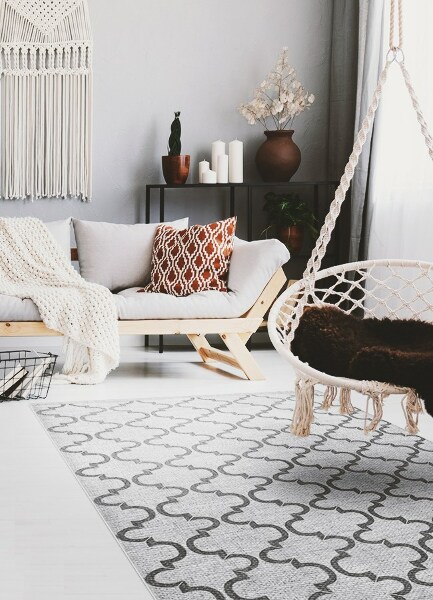 Vinylový koberec Orientální geometrický vzor