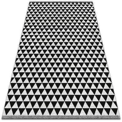 Vnitřní vinylový koberec Trojúhelníky vzor