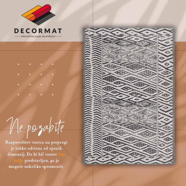 Vnitřní vinylový koberec Etnické pattern