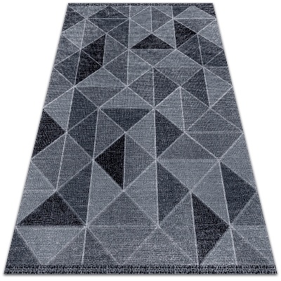 Univerzální vinylový koberec Čtverce a trojúhelníky