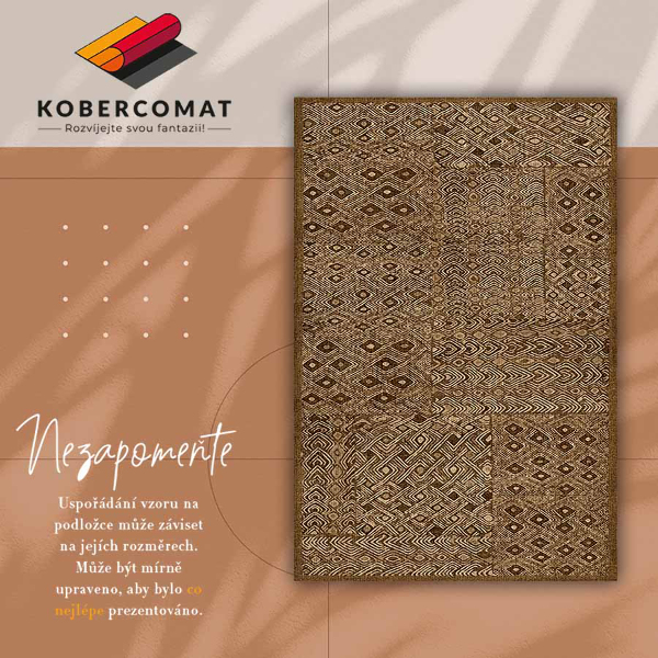 Vinylová rohož pro domácnost Tribal pattern