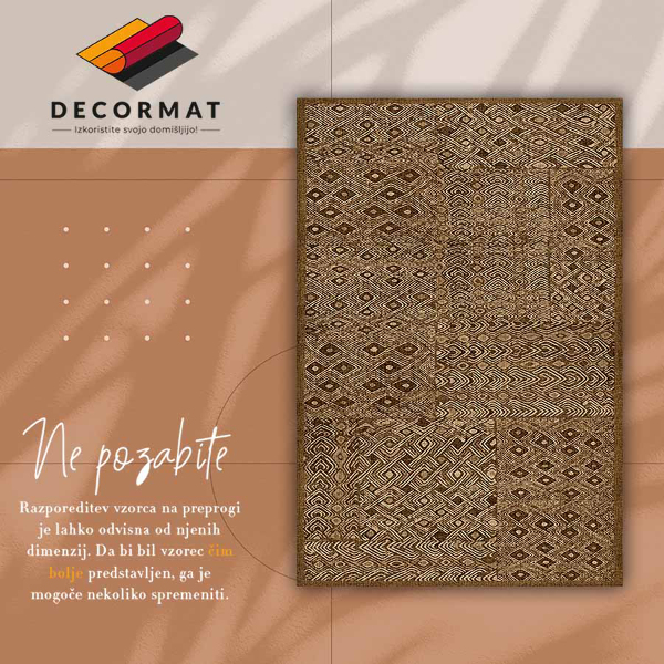Vinylová rohož pro domácnost Tribal pattern