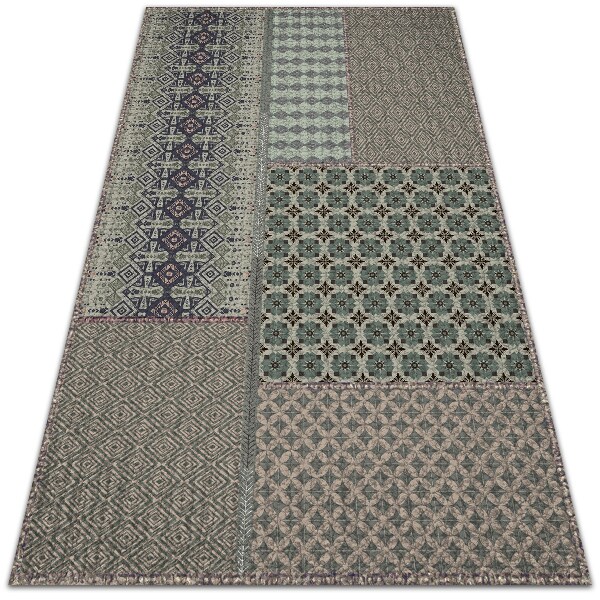 Módní univerzální vinylový koberec mix vzorů