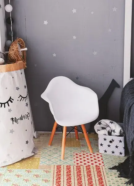 Módní vinylový koberec Barevné patchwork
