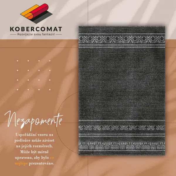 Vinylový koberec pro domácnost Africký vzor