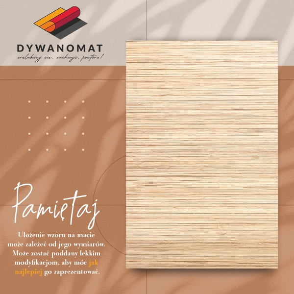 Vinylová rohož pro domácnost Sláma textura