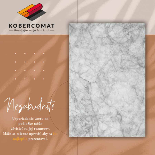 Módní vinylový koberec Mramor beton