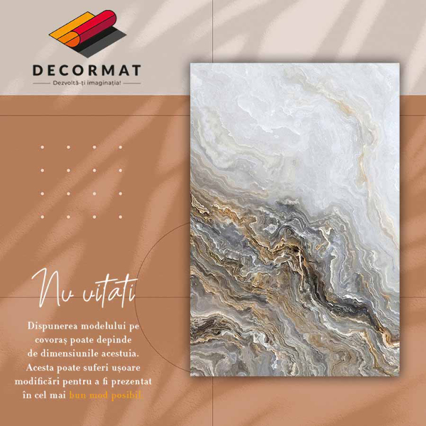 Vinylová rohož pro domácnost Perla mramoru