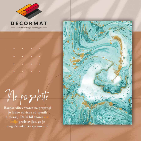Vinylová rohož pro domácnost Mramorové vlny