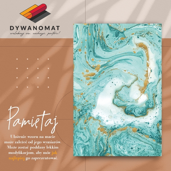 Vinylová rohož pro domácnost Mramorové vlny