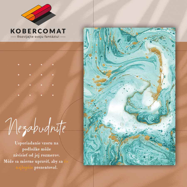 Vinylová rohož pro domácnost Mramorové vlny
