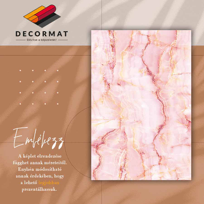 Vnitřní vinylový koberec Růžový mramor