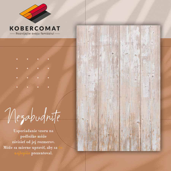 Módní univerzální vinylový koberec Antiqued desky