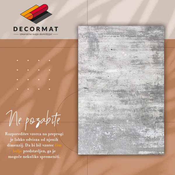 Vinylový koberec pro domácnost Opotřebovaný betonu