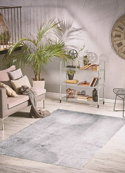 Vnitřní vinylový koberec Šedý beton