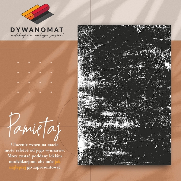 Módní vinylový koberec Black poškrábaný beton
