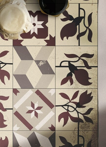 Módní univerzální vinylový koberec Magnolia dlaždice