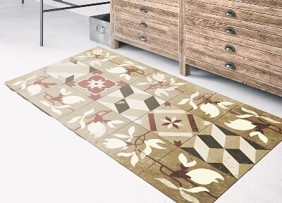 Módní univerzální vinylový koberec Dlaždice magnolie