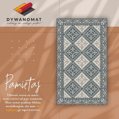Módní univerzální vinylový koberec barevné mandala