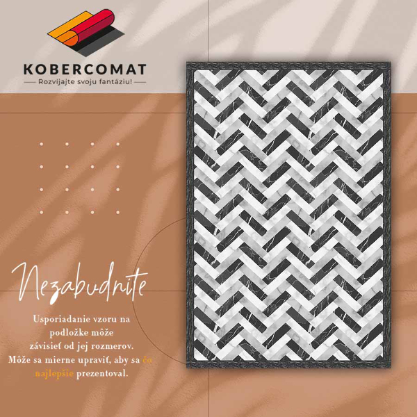 Vinylový koberec pro domácnost Mramor mozaika