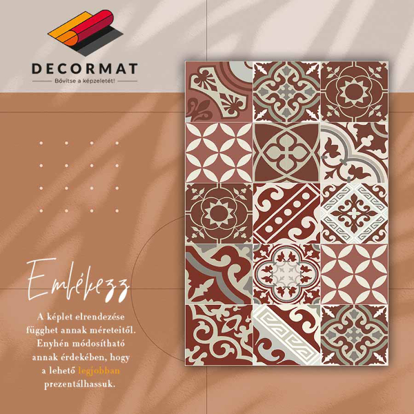 Módní univerzální vinylový koberec Vintage talavera
