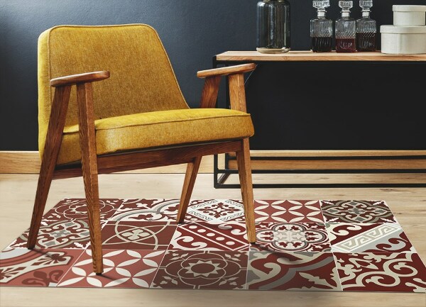 Módní univerzální vinylový koberec Vintage talavera
