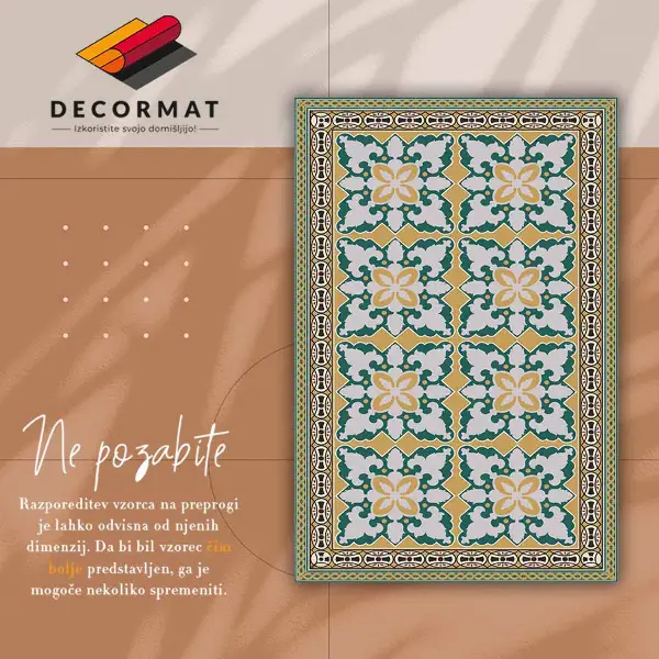 Modny Vinylový koberec pro domácnost Boho styl
