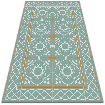 Módní univerzální vinylový koberec Vintage symetrie