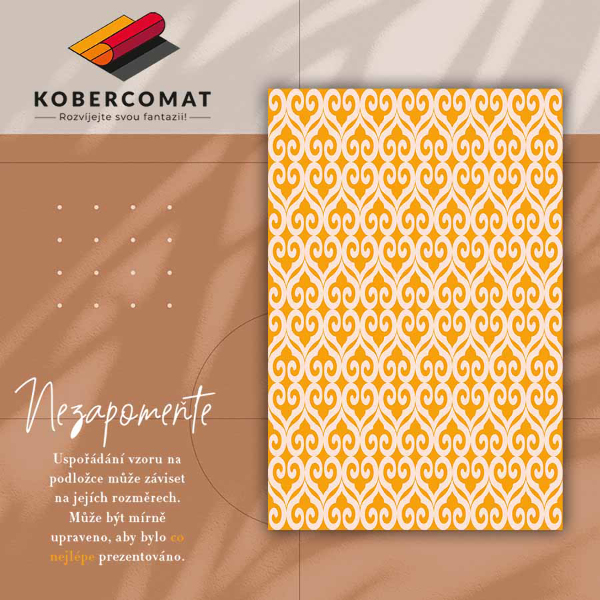 Vnitřní vinylový koberec Žlutá designs