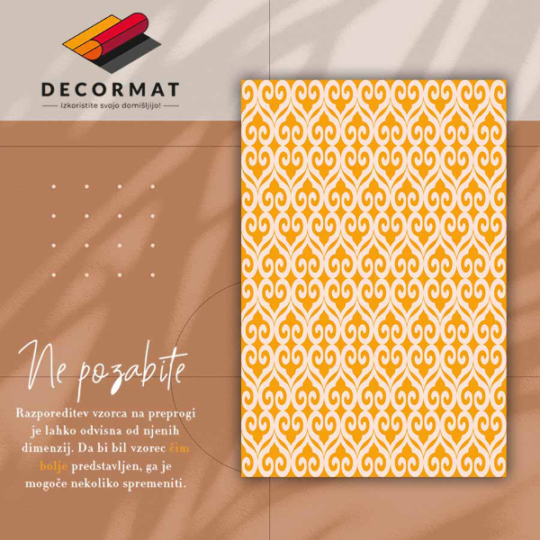 Vnitřní vinylový koberec Žlutá designs