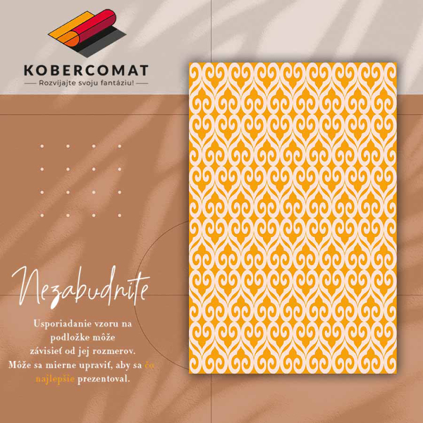 Vnitřní vinylový koberec Žlutá designs