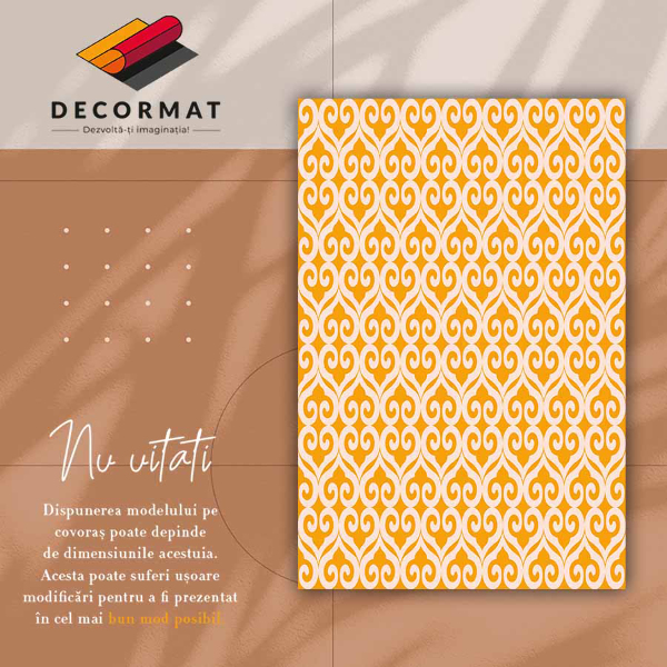 Vnitřní vinylový koberec Žlutá designs
