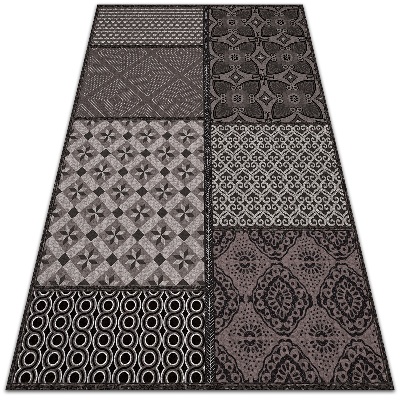 Vinylový koberec Kombinace různých vzorů