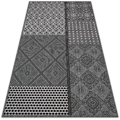 Módní vinylový koberec Mix různých vzorů