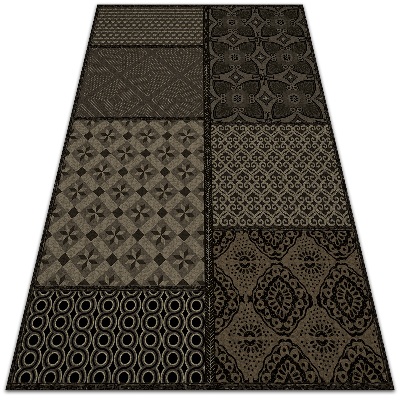 Módní vinylový koberec Kombinace různých vzorů