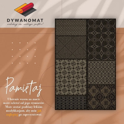 Módní vinylový koberec Kombinace různých vzorů