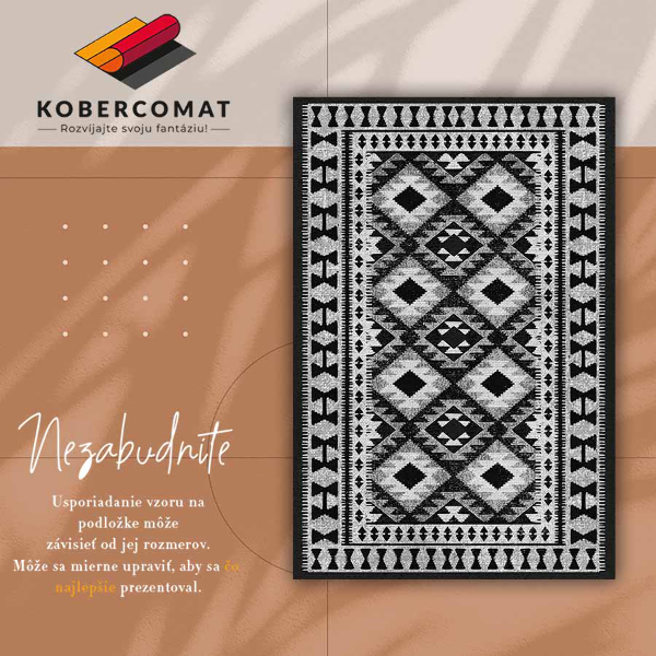 Módní vinylový koberec Kosočtverce