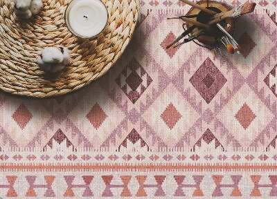 Vinylový koberec pro domácnost Bledě růžové diamanty