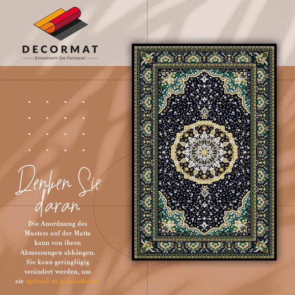 Vnitřní vinylový koberec Zlato mandala