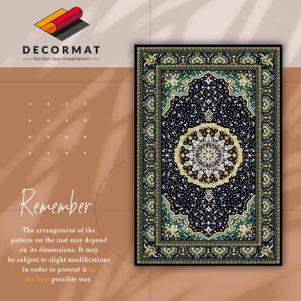 Vnitřní vinylový koberec Zlato mandala